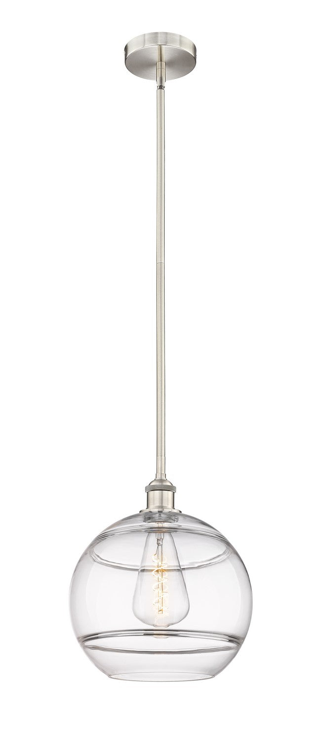 Innovations Lighting 616-1S-SN-G556-12CL  Edison Pendant Light Brushed Satin Nickel