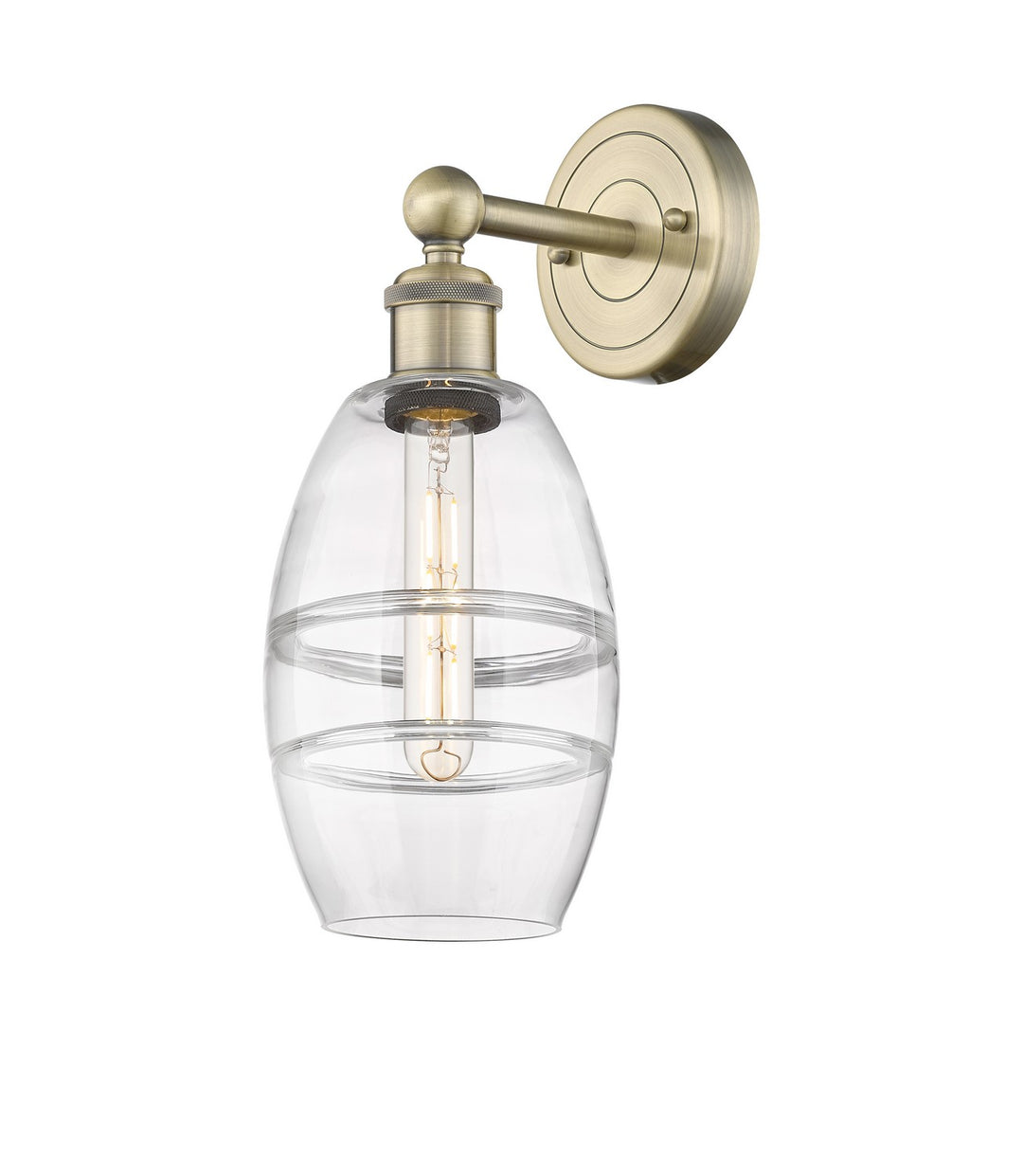 Innovations Edison 616-1W-AB-G557-6CL Wall Sconce Light - Antique Brass