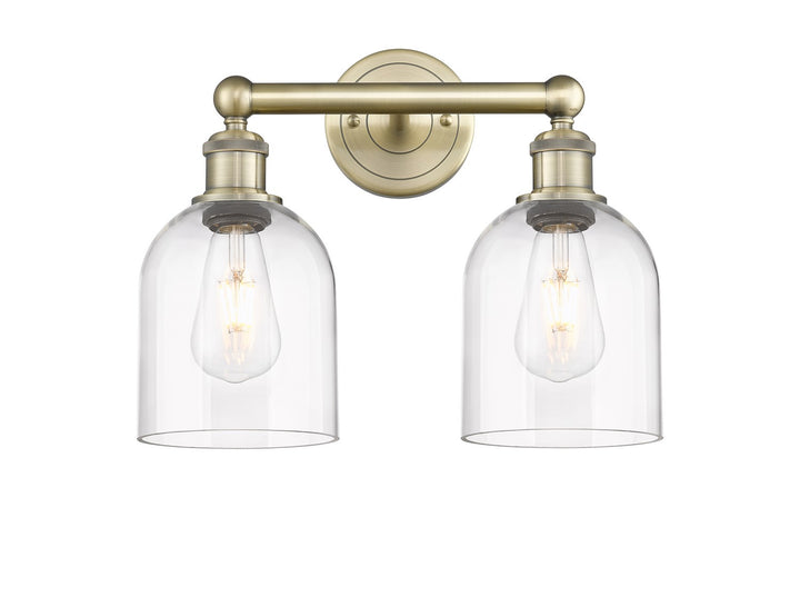 Innovations Edison 616-2W-AB-G558-6CL Bath Vanity Light 15 in. wide - Antique Brass