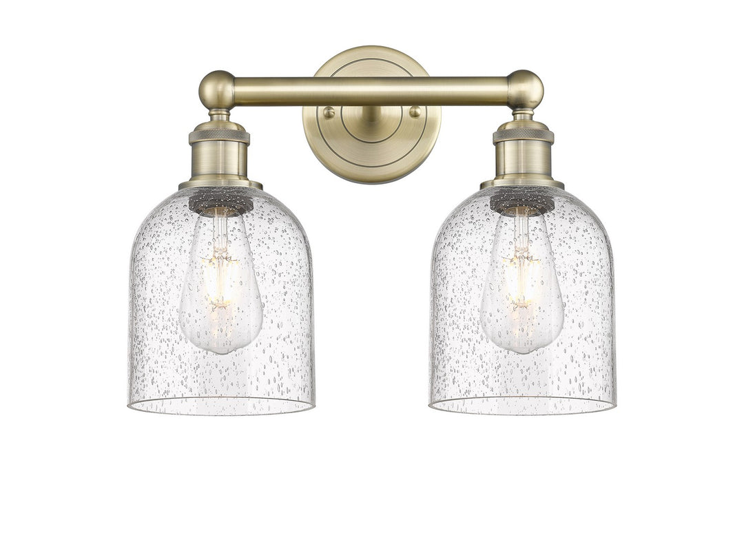 Innovations Edison 616-2W-AB-G558-6SDY Bath Vanity Light 15 in. wide - Antique Brass