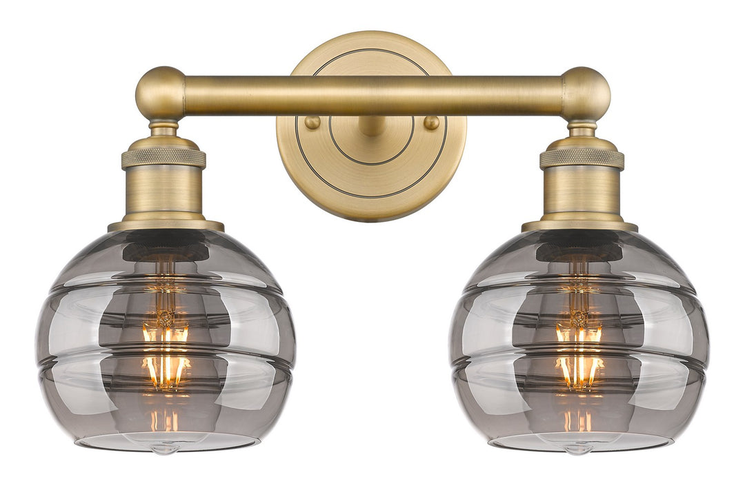 Innovations Edison 616-2W-BB-G556-6SM Bath Vanity Light 15 in. wide - Brushed Brass