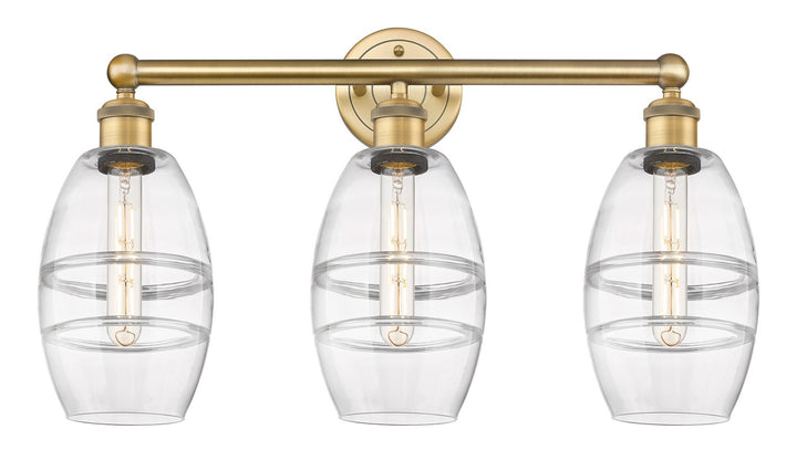 Innovations Edison 616-3W-BB-G557-6CL Bath Vanity Light 24 in. wide - Brushed Brass