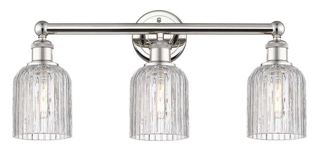 Innovations Edison 616-3W-PN-G559-5CL Bath Vanity Light 23 in. wide - Polished Nickel