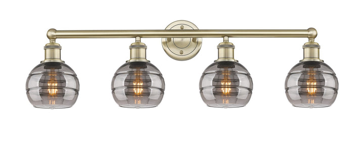 Innovations Edison 616-4W-AB-G556-6SM Bath Vanity Light 33 in. wide - Antique Brass