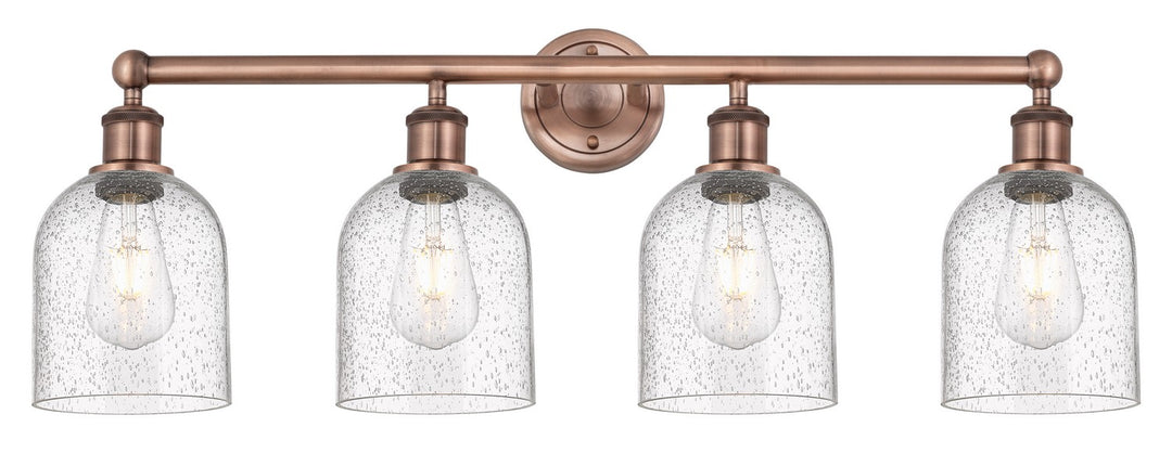 Innovations Edison 616-4W-AC-G558-6SDY Bath Vanity Light 33 in. wide - Antique Copper