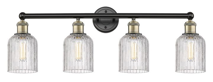 Innovations Edison 616-4W-BAB-G559-5CL Bath Vanity Light 32 in. wide - Black Antique Brass