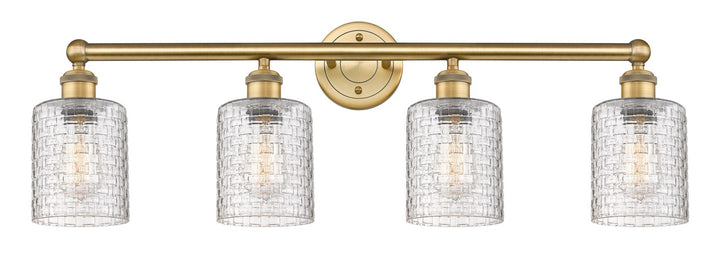 Innovations Edison 616-4W-BB-G112C-5CL Bath Vanity Light 32 in. wide - Brushed Brass