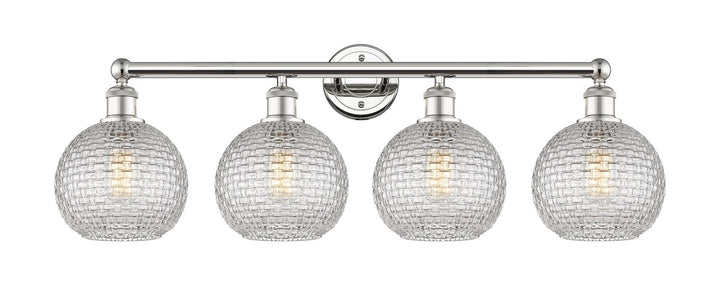 Innovations Downtown Urban 616-4W-PN-G122C-8CL Bath Vanity Light 35 in. wide - Polished Nickel