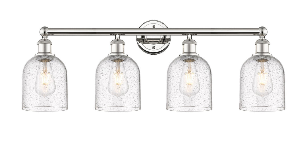 Innovations Edison 616-4W-PN-G558-6SDY Bath Vanity Light 33 in. wide - Polished Nickel