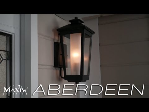 Maxim Lighting 2142CLFTAT  Aberdeen Outdoor Artesian Bronze