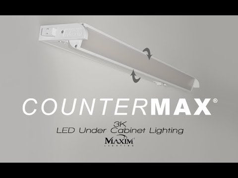 Maxim Lighting 89897WT  Countermax Mx-L-120-3K Home Decor White