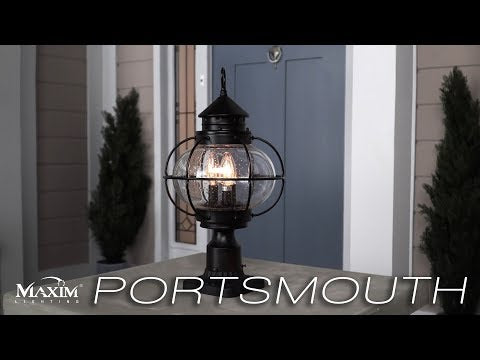 Maxim Lighting 30501CDOI  Portsmouth Outdoor Oil Rubbed Bronze