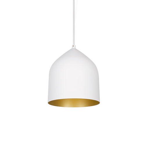 Kuzco Lighting 49108-WH/GD Helena Pendant Light White/Gold