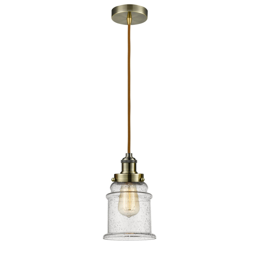 Innovations Lighting 100AB-10CR-1H-AB-G184 Edison One Light Mini Pendant Antique Brass 1