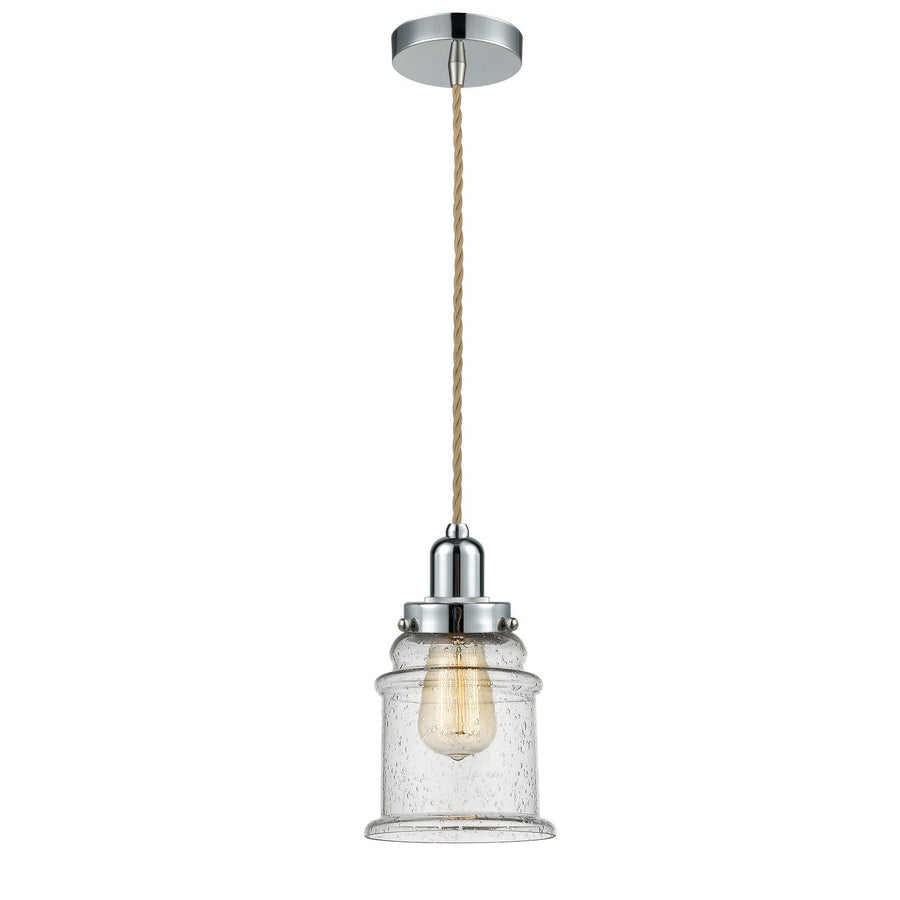 Innovations Lighting 100PC-10RE-0H-PC-G184 Whitney One Light Mini Pendant Polished Chrome