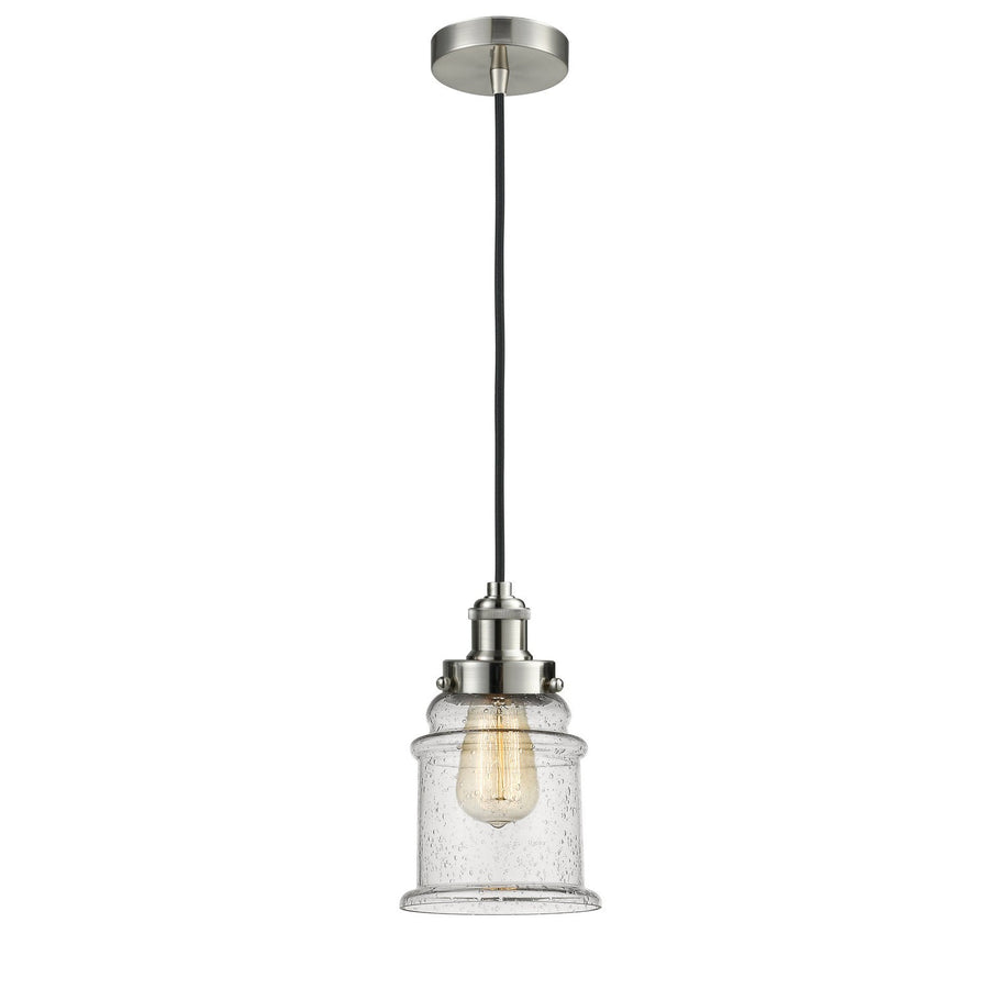 Innovations Lighting 100SN-10BK-1H-SN-G184 Edison One Light Mini Pendant Satin Nickel 1