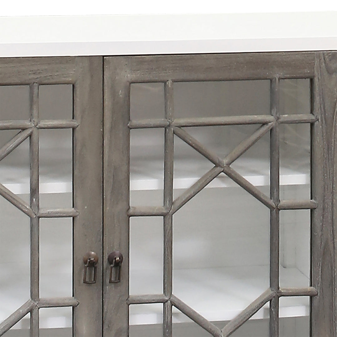 Elk Lighting 17582 Longshore Credenza White 3
