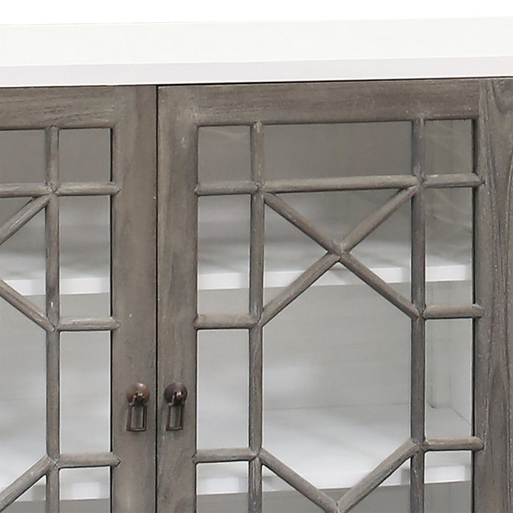 Elk Lighting 17582 Longshore Credenza White 3