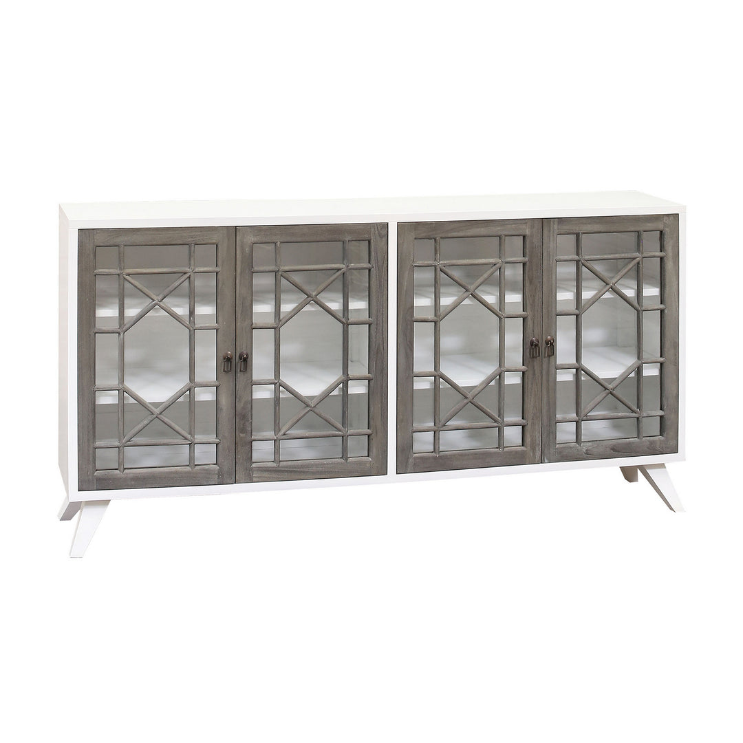Elk Lighting 17582 Longshore Credenza White 1