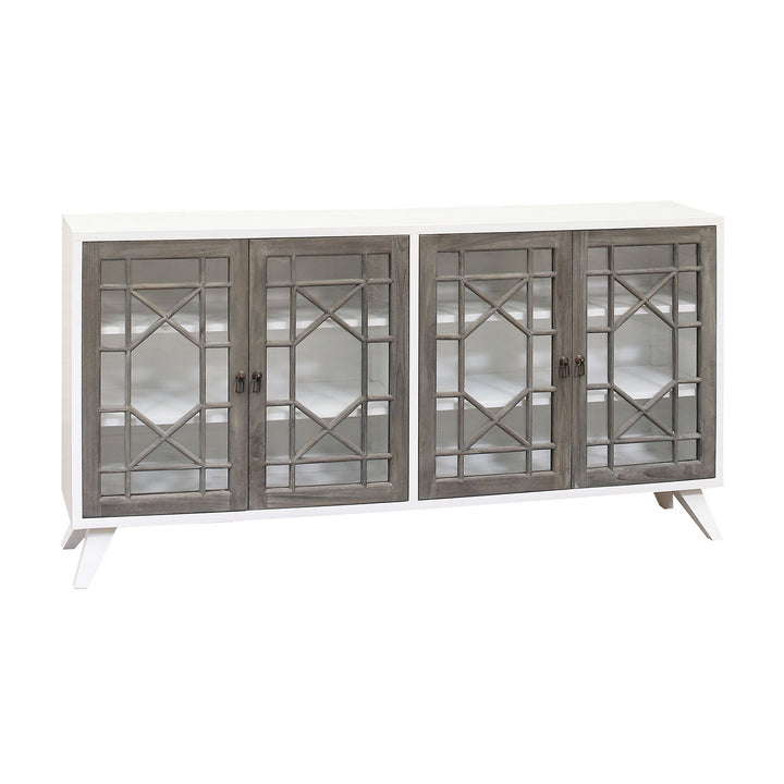 Elk Lighting 17582 Longshore Credenza White 1