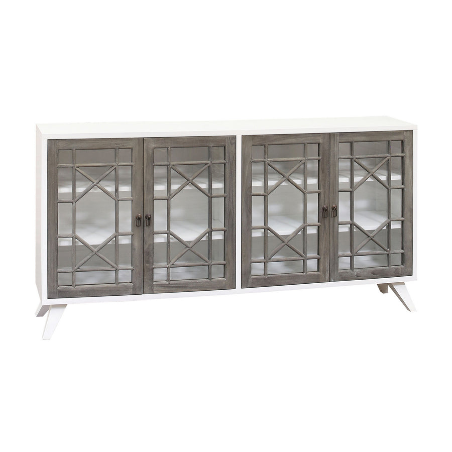 Elk Lighting 17582 Longshore Credenza White 1
