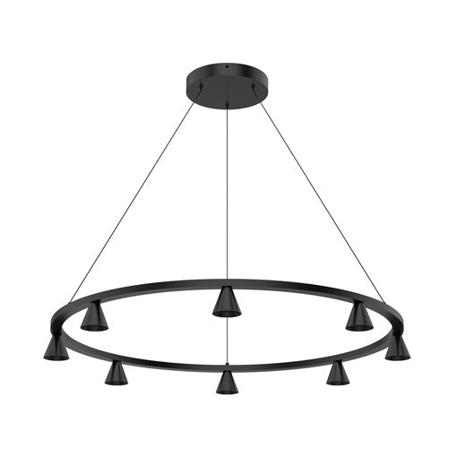 Kuzco Lighting CH19933-BK Dune Chandelier Black