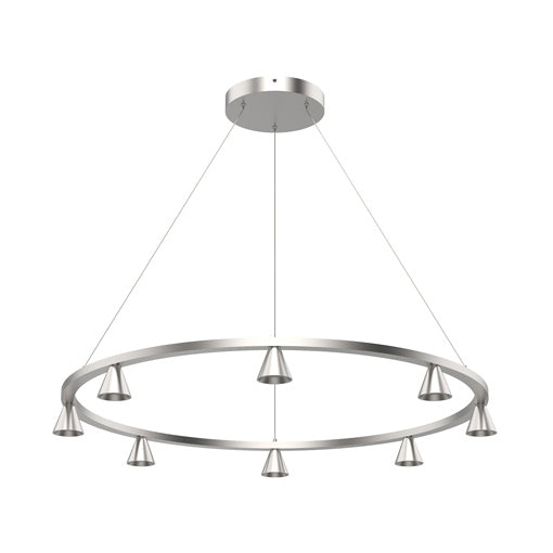 Kuzco Lighting CH19933-BN Dune Chandelier Brushed Nickel