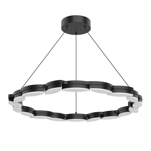 Kuzco Lighting CH90734-BK Poplar Chandelier Black