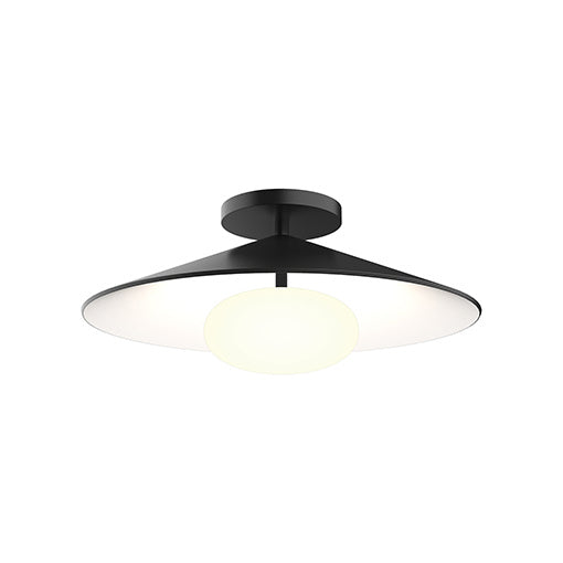 Kuzco Lighting FM22815-BK/WH Cruz Ceiling Light Metal - Black/White