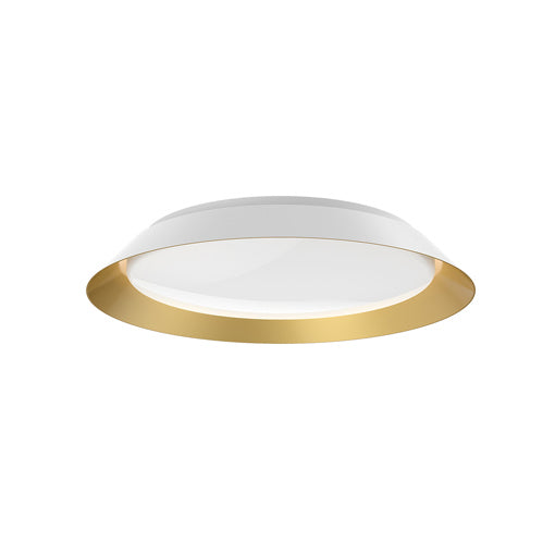 Kuzco Lighting FM43419-WH/GD Jasper Ceiling Light White/Gold