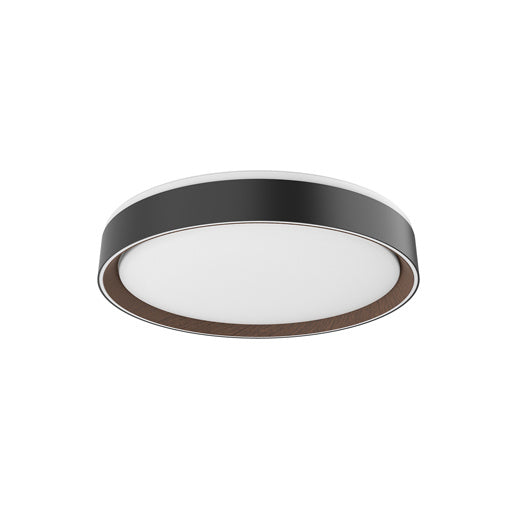 Kuzco Lighting FM43916-BK/WT Essex Ceiling Light Black/Walnut