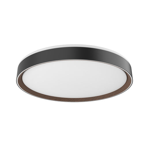 Kuzco Lighting FM43920-BK/WT Essex Ceiling Light Black/Walnut