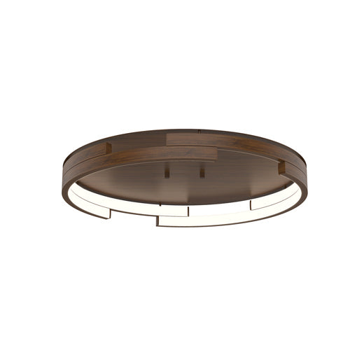 Kuzco Lighting FM52719-WT Anello Minor Ceiling Light Walnut