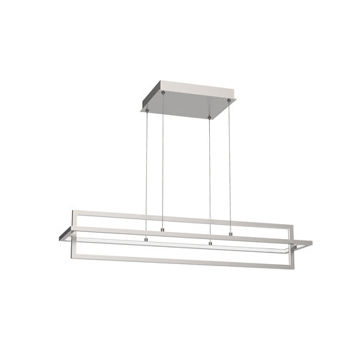 Kuzco Lighting LP16236-BN Mondrian Pendant Light Brushed Nickel