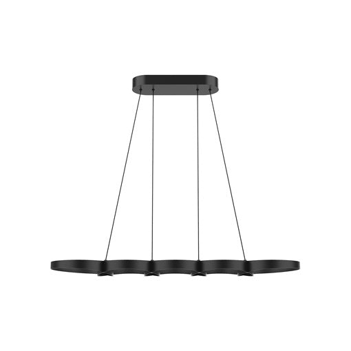 Kuzco Lighting LP90838-BK Maestro Pendant Light Black