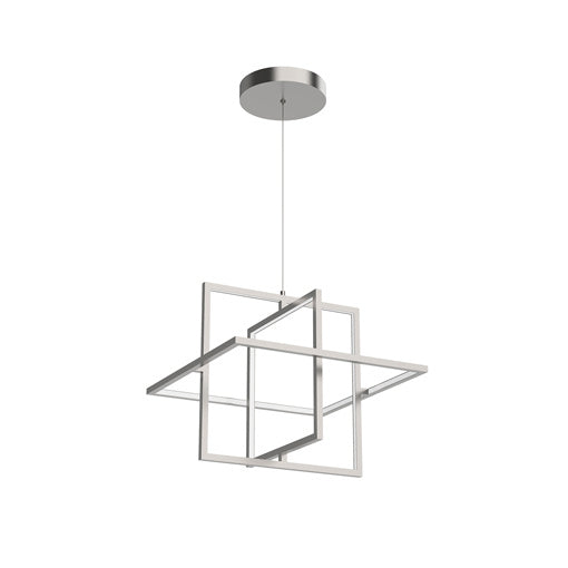 Kuzco Lighting PD16320-BN Mondrian Pendant Light Brushed Nickel