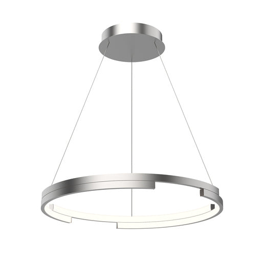 Kuzco Lighting PD52724-BN Anello Minor Pendant Light Brushed Nickel