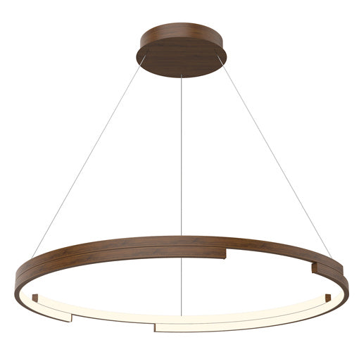 Kuzco Lighting PD52732-WT Anello Minor Pendant Light Walnut