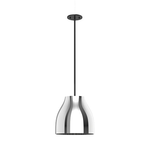 Kuzco Lighting PD62012-BK/CH Trinity Pendant Light Black/Chrome