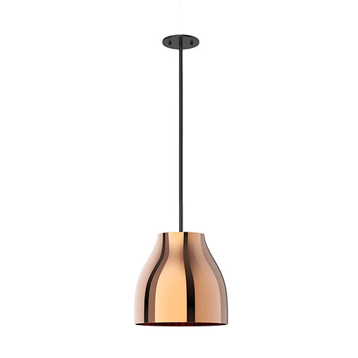 Kuzco Lighting PD62012-BK/CP Trinity Pendant Light Black/Copper