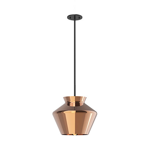 Kuzco Lighting PD62013-BK/CP Trinity Pendant Light Black/Copper