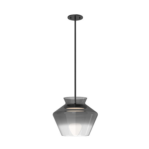 Kuzco Lighting PD62013-BK/SM Trinity Pendant Light Black/Smoked