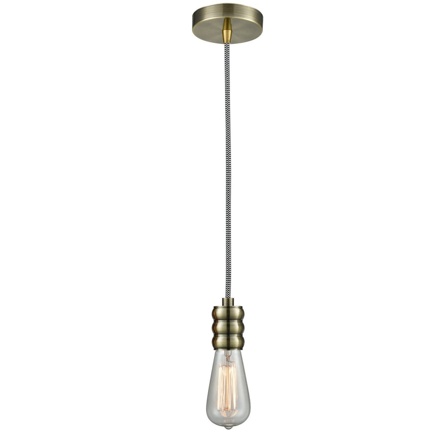 Innovations Lighting 100AB-10BW-5AB Gatsby One Light Mini Pendant Antique Brass 1