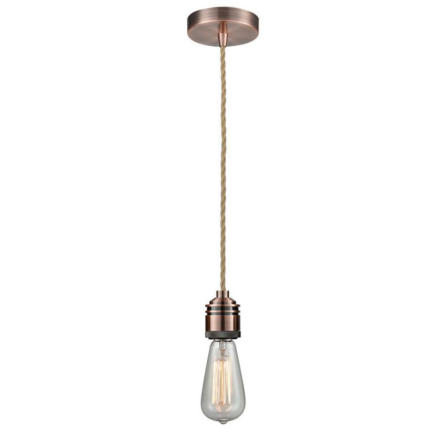 Innovations Lighting 100AC-10RE-2AC Winchester One Light Mini Pendant Antique Copper 1