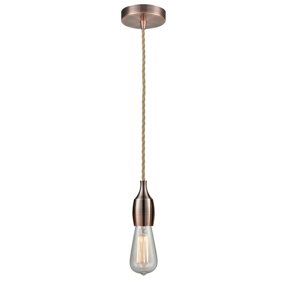 Innovations Lighting 100AC-10RE-3AC Chelsea One Light Mini Pendant Antique Copper 1