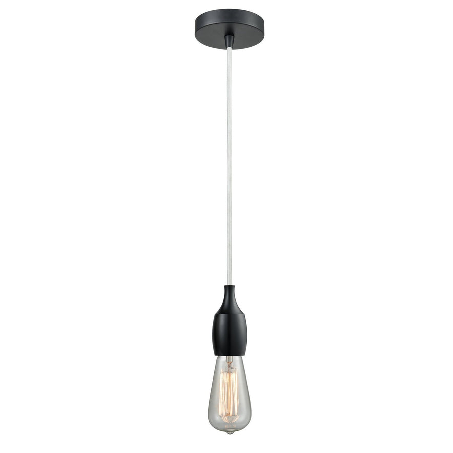 Innovations Lighting 100BK-10W-3BK Chelsea One Light Mini Pendant Matte Black 1