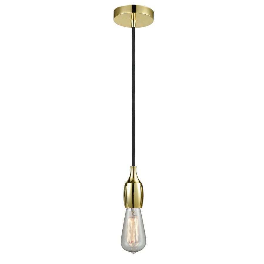 Innovations Lighting 100GD-10BK-3GD Chelsea One Light Mini Pendant Gold 1