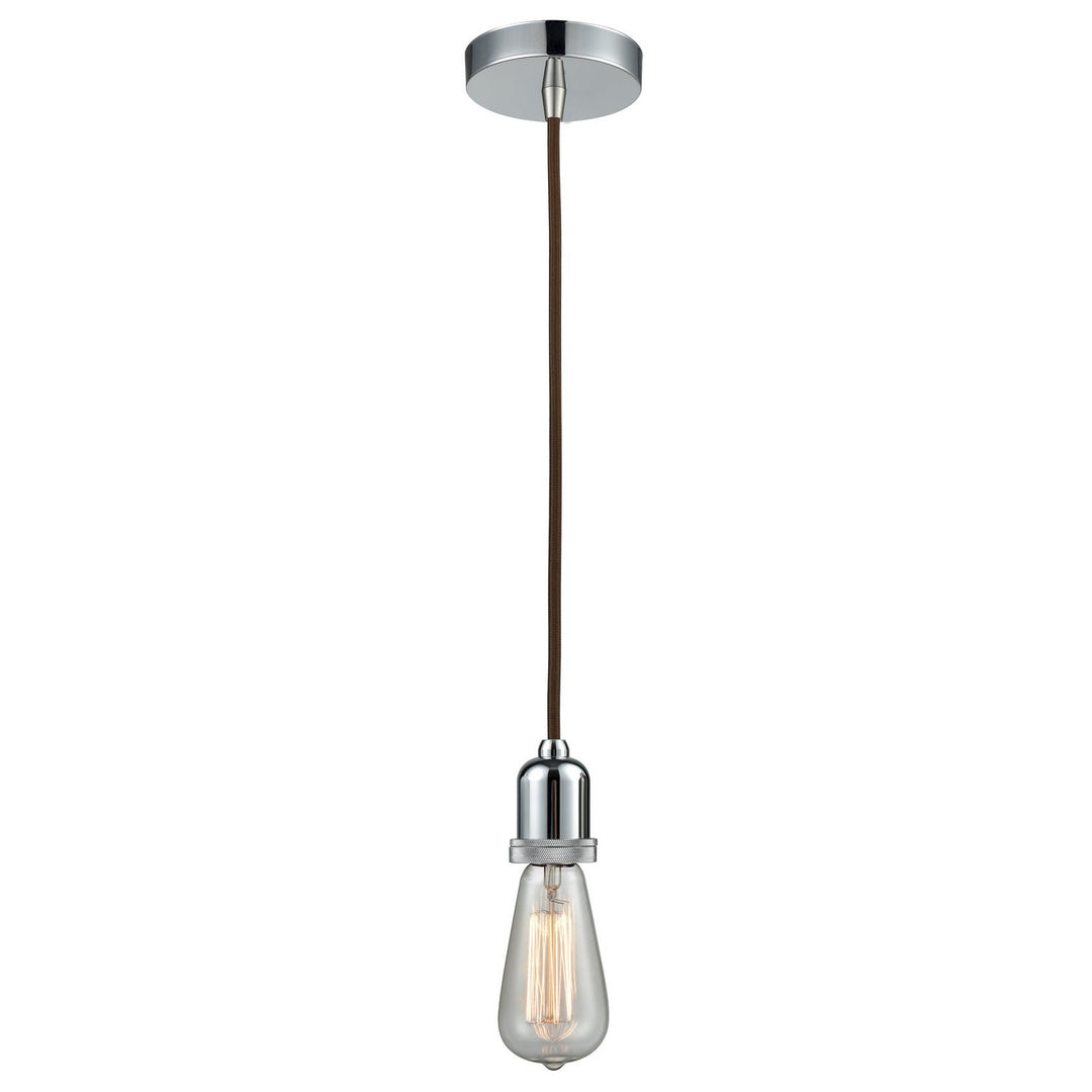 Innovations Lighting 100PC-10BR-0PC Whitney One Light Mini Pendant Polished Chrome