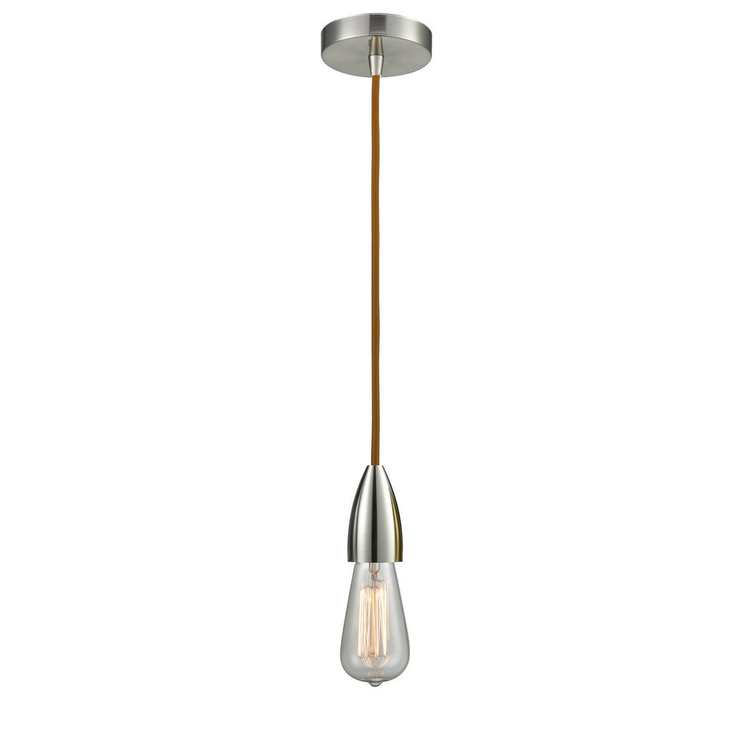 Innovations Lighting 100SN-10CR-4SN Fairchild One Light Mini Pendant Satin Nickel 1
