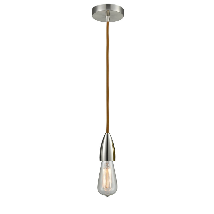 Innovations Lighting 100SN-10CR-4SN Fairchild One Light Mini Pendant Satin Nickel 1
